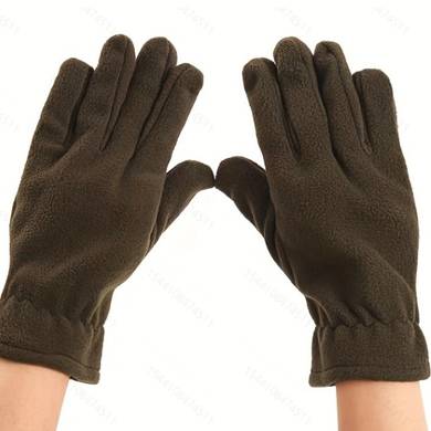 Перчатки флисовые расцветка 